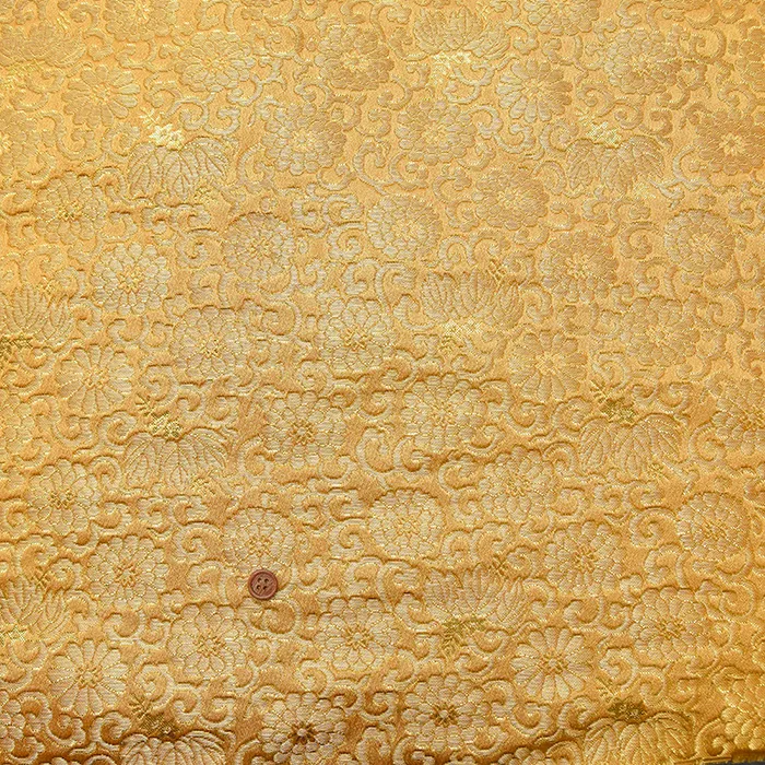 金襴　菊と唐草
