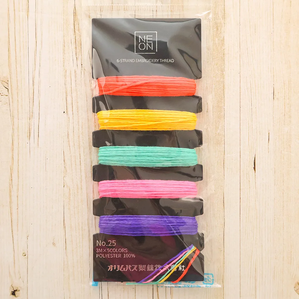 NEON　刺繍糸セット　ナイトマーケット